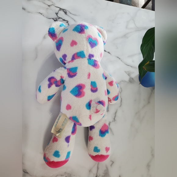 Build a Bear Workshop White Bear with Hearts - Picture 13 of 16